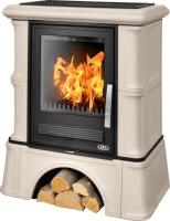 ABX BAVARIA K (6,9кВт в воду) кафельный цоколь, ахорн дровяная печь