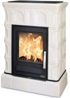 ABX BRITANIA K (6,9кВт в воду) кафельный цоколь, перламутр дровяная печь