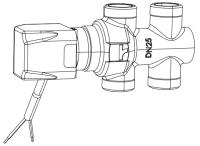 Aermec VCF 45H трехходовой клапан
