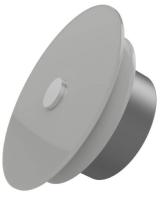AIRGLASS 100 Hamam круг глянцевый (белый) приточно-вытяжной