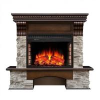Alex Bauman Kingstone Gray унив. Vista 25" FX (Грецкий орех) пристенный электрокамин