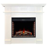 Alex Bauman Oxford  Crystal 24" FX (Крем) белый электрический камин