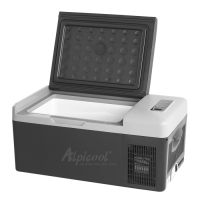 Alpicool G20 (12/24/220-адаптер) компрессорный автохолодильник