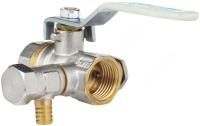 Aquasfera 1112 Standard никель Ду 25 Ру40 ВР 1" шаровый кран