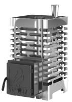 ASTON 16 INOX дровяная печь 15 кВт