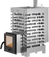 ASTON 16 INOX стекло Аква дровяная печь 15 кВт