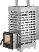 ASTON 20 INOX стекло Аква дровяная печь 20 кВт
