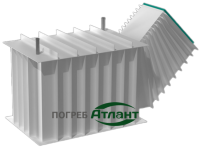 Атлант 2000х2000х2000 Прямоугольный (боковой вход) погреб