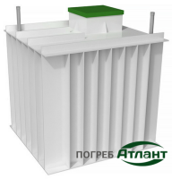 Атлант 2000х3000х2000 Прямоугольный (верхний люк) погреб