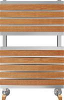Benetto Legno Флоренция 400x830 (П11 6-5) водяной полотенцесушитель шириной 200 - 400 мм