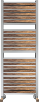 Benetto Legno Римини 530x1276 (П25 11-7-7) водяной полотенцесушитель шириной 510 - 600 мм