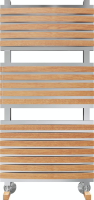 Benetto Legno Венето 524x1051 (П20 8-6-6) водяной полотенцесушитель шириной 510 - 600 мм