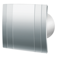 Blauberg Quatro Hi-Tech Chrome 125H вытяжка для ванной диаметр 125 мм