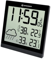 Bresser ClimaTemp JC LCD черная цифровая метеостанция