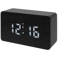 Bresser MyTime W Color LED (черные) проекционные часы