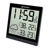 Bresser TemeoTrend JC LCD с радиоуправлением (черная) (73267) цифровая метеостанция