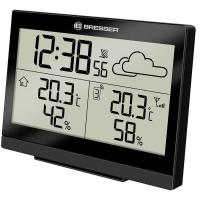 Bresser TemeoTrend LG с радиоуправлением (черная) (73266) цифровая метеостанция