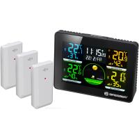 Bresser Thermo Hygro Quadro NLX с тремя датчиками (75319) цифровая метеостанция