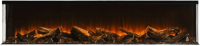 British Fires New Forest 1900 with Deluxe Real logs линейный электрокамин