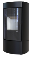 DEFRO HOME CERES, черная сталь дровяная печь