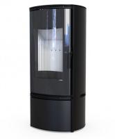 DEFRO HOME ORBIS, черная сталь дровяная печь