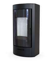 DEFRO HOME ORTI, черная сталь дровяная печь