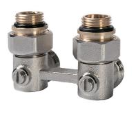 Delta G 3/4 x 1/2 D=50 MM угловой двухтрубный узел нижнего подключения