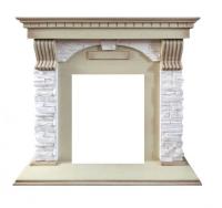 Dimplex Dublin арочный сланец (Сл.кость с патиной) Классика классический портал для камина