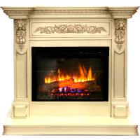 Dimplex Lancaster (Слоновая кость) с очагом XHD 26 L- INT электрокамин с широким очагом 2D