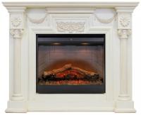 Dimplex London с очагом Symphony 26 (слоновая кость с патиной) электрокамин с широким очагом 2D