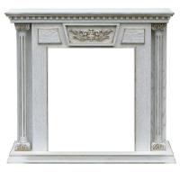 Dimplex Olympia Белый дуб широкий портал