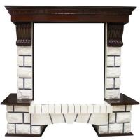 Dimplex Pierre Luxe белый (для классика Opti-Myst, Optiflame) классический портал для камина