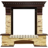 Dimplex Pierre Luxe угл. сланец (классика Opti-Myst, Optiflame) угловой классический портал