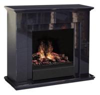 Dimplex Suite Black с очагом Albany (Черный лак) пристенный электрокамин