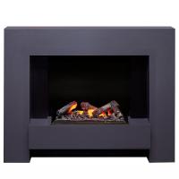 Dimplex Tokyo Graphite Grey с очагом Cassette 600 электрокамин с широким очагом 3D