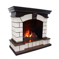 Dimplex Tower (Cassete 600) Темный дуб с очагом Cassete 600 электрокамин с широким очагом 3D
