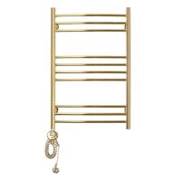 Domoterm Калипсо П10 500x800 EL золото электрический полотенцесушитель лесенка