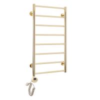 Domoterm Медея П8 400x800 EL золото электрический полотенцесушитель лесенка