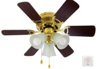 Dreamfan Fast Satin Brass REG 76 потолочный вентилятор