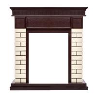 Firelight Bricks Classic кирпич Бежевый/шпон Тёмный дуб классический портал для камина