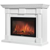 Electrolux EFP/P-3020LS с порталом Firelight Colonna 30 белый электрокамин с широким очагом 2D