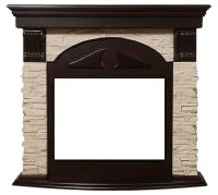 Firelight Torre 25U Слоновая кость/Темный дуб угловой широкий портал