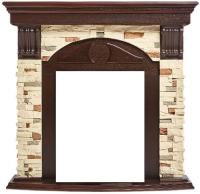 Firelight Torre Classic Сланец натуральный/Темный дуб классический портал для камина