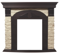 Firelight Torre Classic Слоновая кость/Тёмный дуб классический портал для камина