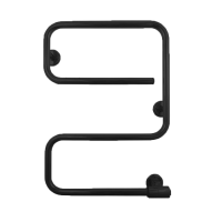 Energy E chrome G2 RAL 9005 черный матовый электрический е образный полотенцесушитель