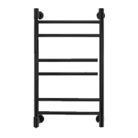 Energy MULTY2 850x500 RAL 9005 черный матовый электрический полотенцесушитель лесенка