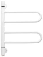 Energy U chrome G2K RAL 9003 белый матовый поворотный электрический полотенцесушитель