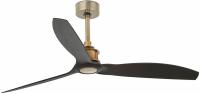 Faro JUST FAN GOLD/WOOD CEILING FAN BLACK (33417) потолочный вентилятор