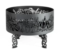 Fire bowls Таёжная (60х60х4) костровая чаша