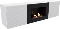 Firelight BFP/P-1400V белая напольный биокамин